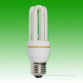 3u Energy-saving Lamp with 18W Power, CE/RoHS-certified, PC PBT with Cap of E14/E27/B22